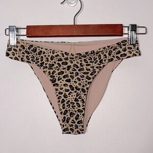 L*space Veronica Bikini Bottom in Leopard size Small NWOT